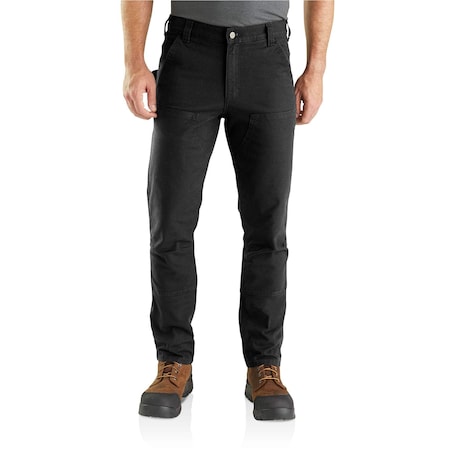 Carhartt Rugged Flex Straight Fit Duck Double-Front Tapered Utility Work Pant, Black, W31, L34 103340-001W31L34